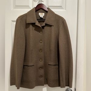 Vintage Talbots Alpaca Blend Wool Coat
